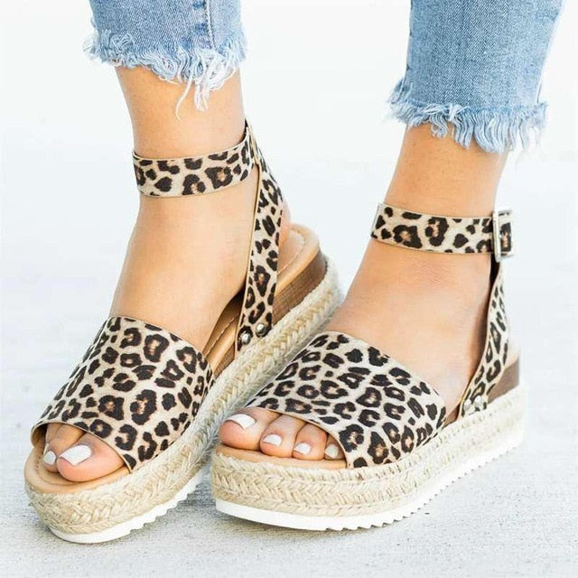 Wedges Shoes For Women High Heels Sandals Summer Shoes 2019 Flip Flop Chaussures Femme Platform Sandals Plus Size 35-43