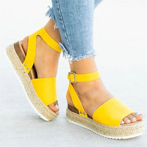 Wedges Shoes For Women High Heels Sandals Summer Shoes 2019 Flip Flop Chaussures Femme Platform Sandals Plus Size 35-43