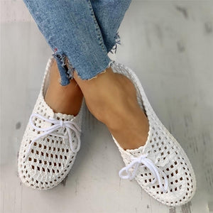 Women's Sandals 2020 Summer Handmade Ladies Shoes Floral Sandals Flats Retro Style Shoes Woman Slippers PU Leather Sandals